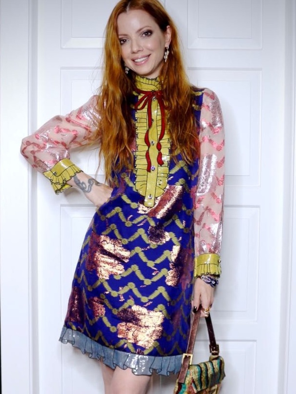 Gucci Trompe L’oeil Dress by Artistic Director Alessandro Michele